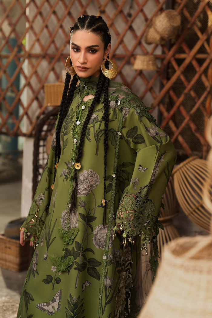 Maria B M.Prints 9B green cambric unstitched suit – view 1