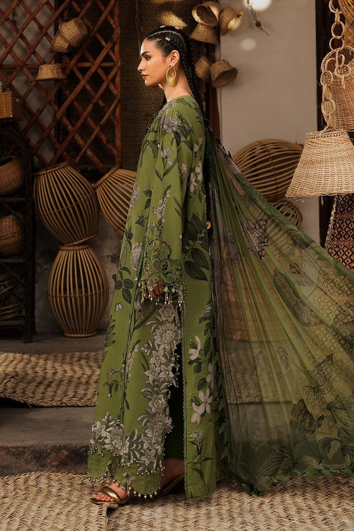 Maria B M.Prints 9B green cambric unstitched suit – view 3